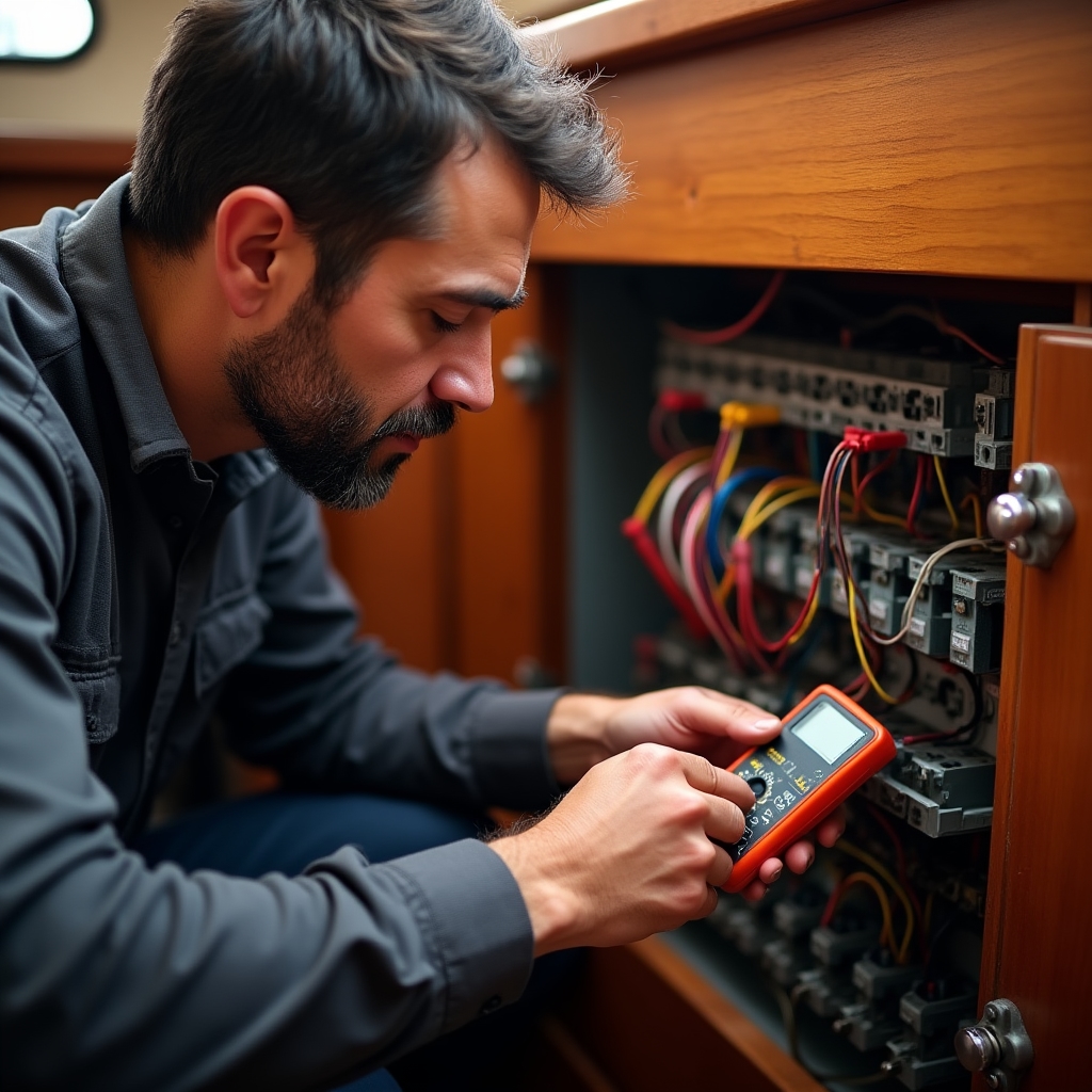 Tecnico elettricista navale specializzato in impianti 12V